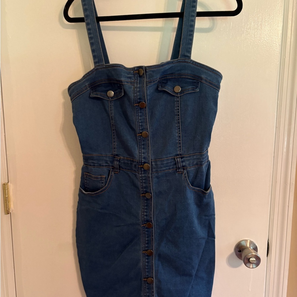 Denim Mini Dress